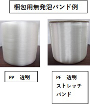 梱包用発泡バンド